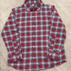 Vineyard Vines Kids Plaid Shirt - Red, Blue, and White